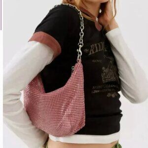 ⭐️ Freya Chainmail Shoulder Sparkle Boho Y2K 2000s Party Glitter Shimmer Purse